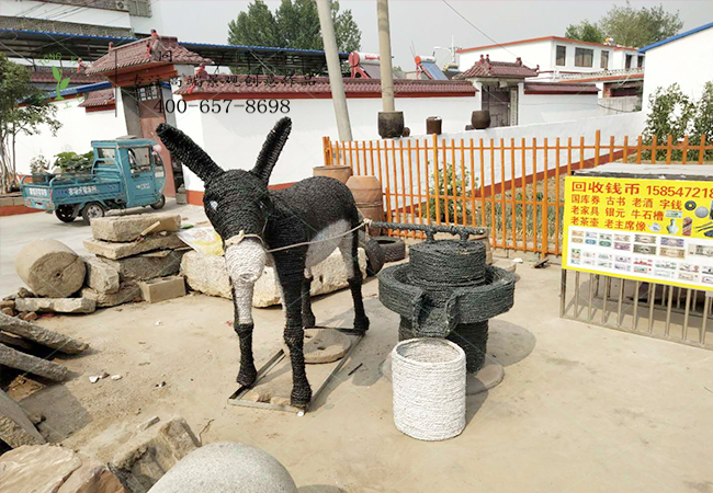 稻草工藝品美麗鄉村案例圖