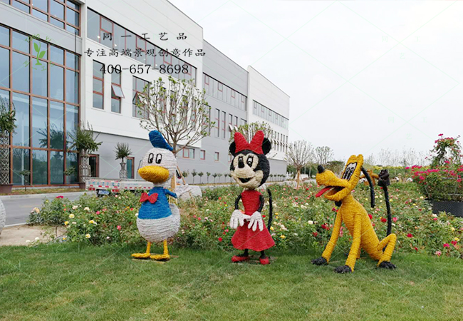 稻草工藝品迪士尼卡通造型