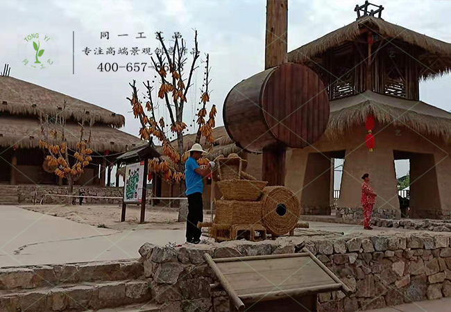 稻草工藝品機(jī)械造型