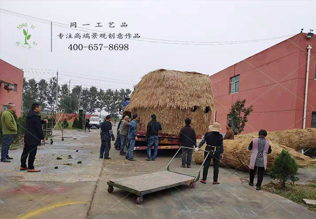 蘇州稻大型草工藝品發(fā)貨