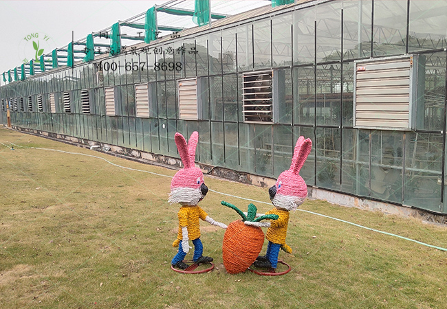 深圳大觀園景區稻草工藝品案例