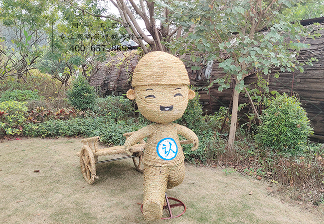 深圳大觀園景區稻草工藝品案例